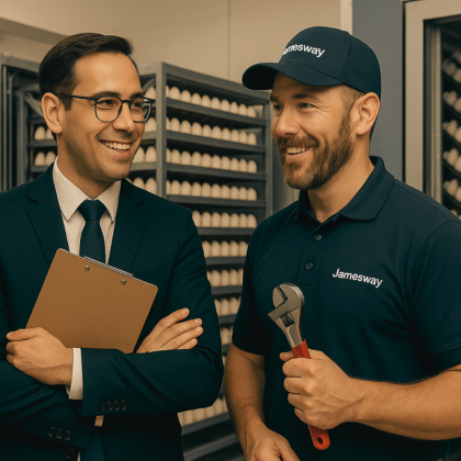 Jamesway global sales and service specialists